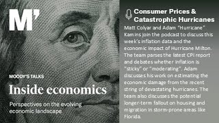 Inside Economics Podcast 185  Consumer Prices and Catastrophic Hurricanes [upl. by Harod]