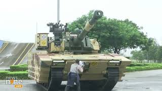 India unveils light tank Zorawar DRDO chief reviews advanced trials  News9 [upl. by Revert]