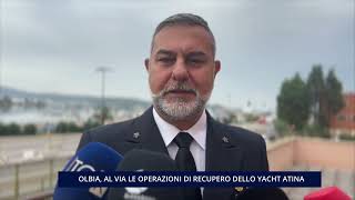 OLBIA AL VIA LE OPERAZIONI DI RECUPERO DELLO YACHT quotALINAquot 24 10 2024 [upl. by Nilson802]