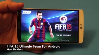 FIFA 15 Ultimate Team For Android [upl. by Lleunamme]