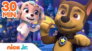 PAW Patrol Mighty Pups Rescue Adventure Bay  30 Minute Compilation  Nick Jr [upl. by Larue]