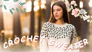 crochet sweater  Share Idea  crochet handmade knitting crochetsweater [upl. by Calica]