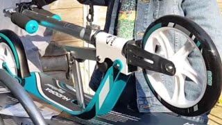 HUDORA BigWheel 205 Scooter Turquoise  Unboxing [upl. by Greenleaf]