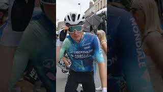 Nicolas Prodhomme sunglasses on the Tour de France  DECATHLON AG2R LA MONDIALE TEAM [upl. by Diskson]