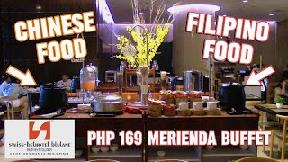 Php169 Filipino Chinese Unlimited Merienda Buffet  SwissBelhotel Blulane [upl. by Dygert]