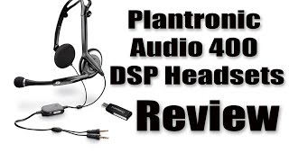 Plantronic Audio 400 DSP Headsets 🎧 Great for Gaming Review [upl. by Amla355]