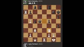 Lajos Portisch vs Boris Spassky  Torino  Italy 1982 [upl. by Tik]