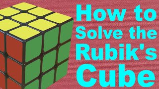 How to Solve a Rubiks Cube v3 [upl. by Freemon]