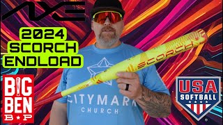 2024 AXE Scorch Endload USAASA Slowpitch Softball Bat [upl. by Sada122]