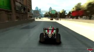 Francesco Bernoulli City Race Track Disney pixar car by onegamesplus [upl. by Nosylla]