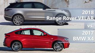 2018 Range Rover Velar vs 2017 BMW X4 technical comparison [upl. by Acemaj743]