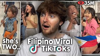 THEYRE BORN SINGERS Viral Young Filipino Singers on TikTok  Vocal Reaction [upl. by Hardej]