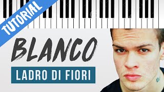 TUTORIAL BLANCO  Ladro Di Fiori  Piano Tutorial con Synthesia [upl. by Airdnahs61]