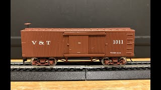 Custom AHM Rivarossi VampT Boxcar Project [upl. by Innattirb585]