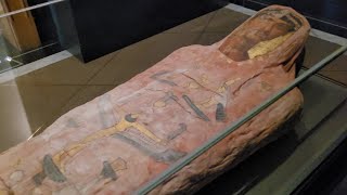 Walking tour of the Mummy of Herakleides at the Getty Villa in Pacific Palisades [upl. by Alodi]