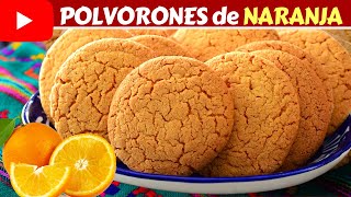 RECETA de 1 Kilo para Emprender POLVORONES de NARANJA🍊 Haz negocio desde casaDulce Hogar Recetas💕 [upl. by Nahtam]