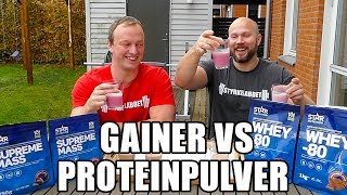 Gainer vs proteinpulver Vad är skillnaden [upl. by Landis145]