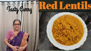 Simple way to cook Red lentilsMasoor dal very tasty with few ingredients [upl. by Mert635]