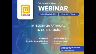 INTELIGENCIA ARTIFICIAL EN CARDIOLOGÍA [upl. by Aicnilav109]