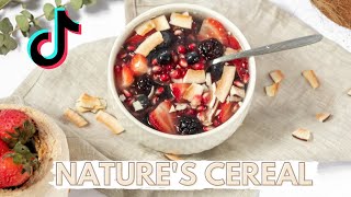 Natures Cereal  TikTok Viral Recipe Shorts [upl. by Skeie]