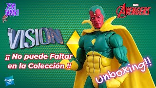 No Puede Faltar en tu Colección ¡¡Vision Marvel Legends Unboxing Hasbro [upl. by Revkah]