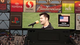 PETE stringfellow Singing for the San Francisco Giants  2007 [upl. by Cannell]