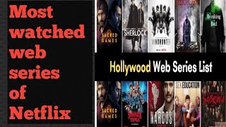 Hollywood best web series most watched Netflix web series [upl. by Eskill]