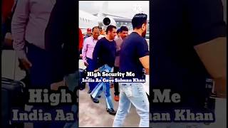 High Security Me India Aa Gaye Salman Khan Trending video Salman Khan evergreen top song [upl. by Peterman]