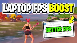 How To Boost FPS on Laptop Fortnite Chapter 4 INSANE FPS amp FPS DROPS FIX [upl. by Ycrep]