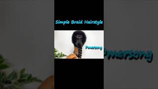 Easy Single Braid Hairstyle For School [upl. by Anikas158]