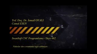 CNC Freze Program Yazma Eğitim Videoları 2 [upl. by Ydiarf]