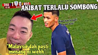 FANS MALAYSIA INI SESUMBAR AKAN PERMALUKAN THAILAND SEBELUM GOL KONYOL TERJADI 🤣 [upl. by Elyad]