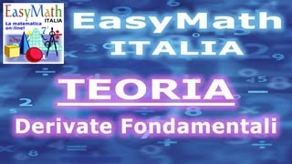 Derivate Fondamentali di Funzione Tangente e Funzione Cotangente  TEORIA 201302201801 a [upl. by Cas]