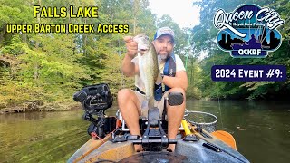 Kayak Bass Fishing Tournament  Falls Lake  Raleigh NC  QCKBF Event 9 [upl. by Onez]