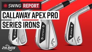 Callaway Apex Pro Series 24 Irons  The Swing Report [upl. by Zosima]