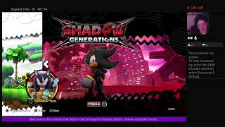 Sonic x shadow generations shadows story first playthrough part 2 [upl. by Enuj]