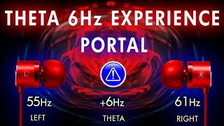 The Theta 6hz Experience  Portal To Your Inner Power [upl. by Ogir316]