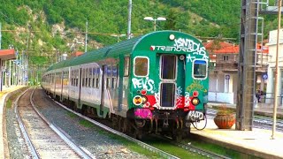 Migliori COLPACCI ferroviari in Liguria tra Gennaio e Giugno 2024 TRENI IN TRANSITO [upl. by Eachern]