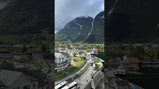 Eidfjord Norway by Cruise Ship with Ms Rotterdam Holland America Line cruise travel nature [upl. by Elleiand]