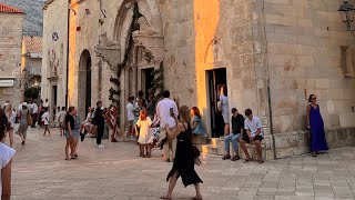 Korcula Old Town walk  Croatian summer July 2024 [upl. by Nnylrac190]