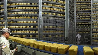 Inside Massive US Army Bakery Producing Tons of Food Everyday [upl. by Bihas967]