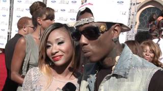 Soulja Boy amp Diamond Discuss Love amp Hip Hop Atlanta  HipHollywoodcom [upl. by Eniaral]