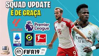 TUTORIAL PASSO A PASSO SQUAD UPDATE FIFA 19  ATUALIZAÇÃO DE ELENCOS EUROPEUS PARA FIFA 19 [upl. by Sevart]