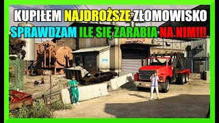 KUPIŁEM NAJDROŻSZE ZŁOMOWISKO ILE SIĘ NA TYM ZARABIA  NOWE DLC  THE CHOP SHOP  GTA 5 ONLINE [upl. by Eille870]