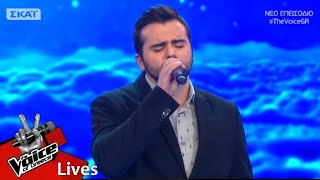 Γιάννης Φακίνος  Φεγγάρι μου Χλωμό  The Voice Of Greece 2016 [upl. by Aneehsor]