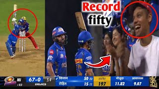 Ishan Kishans record and greet celebration  Ishan Kishan batting highlights [upl. by Ware773]