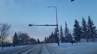 Driving in the morning goin to Red Deer Polytechnic College [upl. by Baptiste]