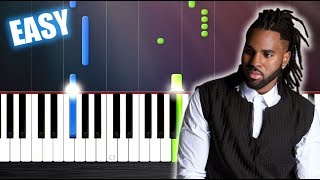 Jason Derulo  Swalla  EASY Piano Tutorial by PlutaX [upl. by Kcirdaed]