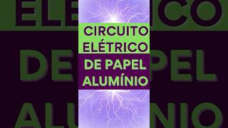 ⚡️ EXPERIMENTO de ELETRICIDADE cienciasparacriancas cienciasdanatureza diy [upl. by Seroled529]