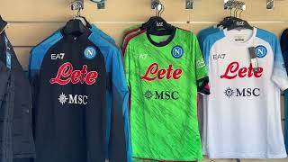 Nuova maglia Napoli 2023 immagini inedite cè un dettaglio nella texture [upl. by Kapeed]